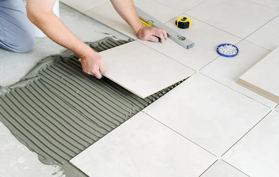 Pose de carrelage grand format par CSM BAT